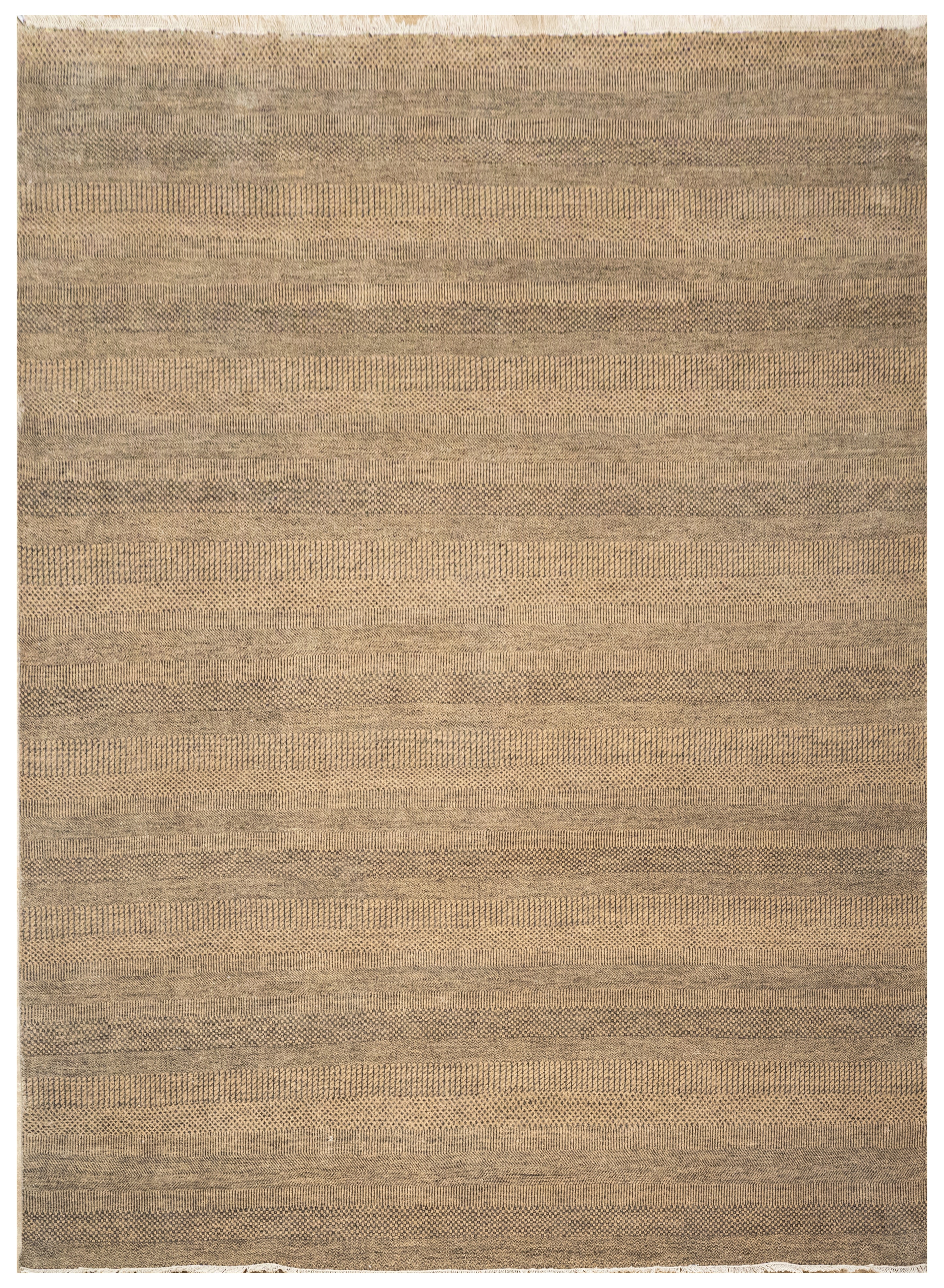 Handknotted Carpet, DIA - 775 MCN, Tan & Liver Chestnut